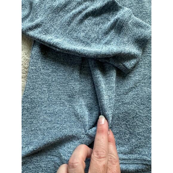 Te' Verde Blue Cowl Neck Pullover Large - Picture 3 of 8